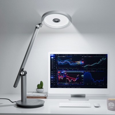 HONEYWELL H6 Desk Lamp 800LM Dimmable Eye-Caring Led Desk Light Touch Control Tall Desk Reading Light with Timer