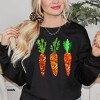 Simply Sage Market Women's Graphic Sweatshirt Sequins Carrots  - S - Midnight - 2 of 3