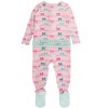 RuffleButts Modal Blend Baby Girls Ruffle One Piece Footie Pajamas - 2 of 2