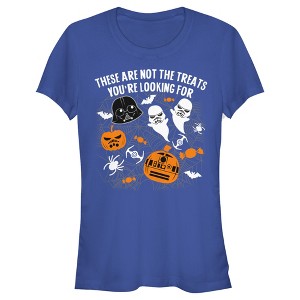 Juniors Womens Star Wars Halloween Not the Treats T-Shirt - 1 of 4