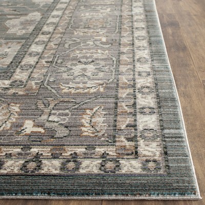Mauve Hand-Knotted Synthetic Runner Rug, 27" x 8'