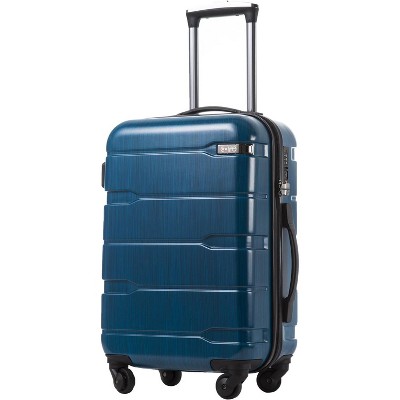 Paaaawaters Luggage Expandable(only 28") Suitcase PC+ABS Spinner Built-In TSA lock 20in 24in 28in Carry on