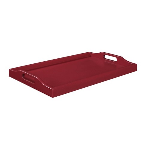 Designs2go Serving Tray Cranberry Red - Breighton Home : Target