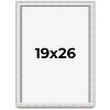 PosterPalooza | Modern Shadow Box 1.5" Depth White Picture Frame - UV Acrylic, Backing, Hanging Hardware - 2 of 4