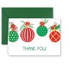 Paper Frenzy Traditional Christmas Thank You Note Cards and Envelopes - 25 pack - 2 of 4