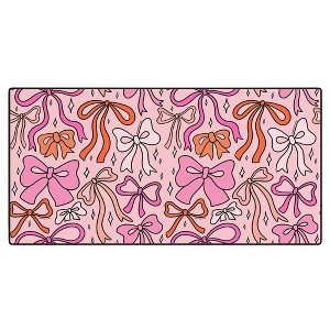 Doodle By Meg Pink Bow Print Desk Mat - 1 of 4