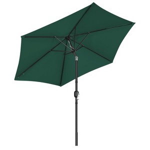 Yaheetech 9FT Patio Umbrella Market Umbrella with Button Tilt and Crank - 1 of 4