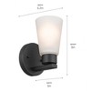 Kichler Lighting Stamos 1 - Light Sconce in  Black - 2 of 4