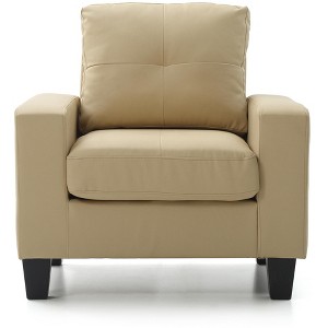 Passion Furniture Newbury Removable Cushions Accent Chair - 1 of 4