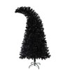 ACEPANO 84.6 in. H Santa's Hat Shape Artificial Whimsical Xmas Tree with 1050 Tip For Holiday Indoor Home Decoration-Black - 3 of 4