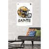 Trends International NFL New Orleans Saints - Drip Helmet 20 Unframed Wall Poster Prints - 2 of 4
