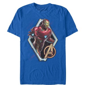 Men's Marvel Avengers: Endgame Iron Man Frame T-Shirt - 1 of 4