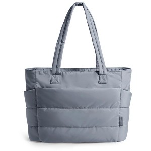 Generic Tote Bag for Women, Lightweight Puffy Tote Bag with Compartments, Quilted Shoulder Bag Handbag - 1 of 4