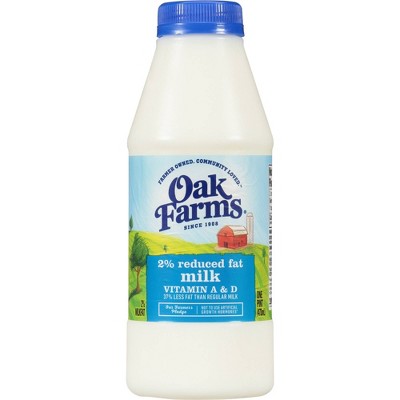 Oak Farms 2% Reduced Fat Milk - 1pt