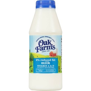 Oak Farms 2% Reduced Fat Milk - 1pt - 1 of 4