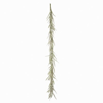 Transpac Foam 60 in. Light Brown Spring Leafy Sage Garland
