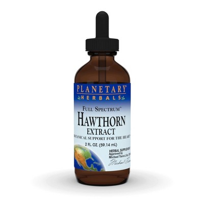 Full Spectrum Hawthorn Liquid Extract by Planetary Herbals  -  2 oz Liquid