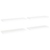 Wall Shelf Set of 4 White Honeycomb MDF, Metal 31.5x9.3x1.5 in - 2 of 4