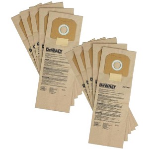 DeWalt DWV012 Dust Extractor 5 Pack 2 Pack Disposable Paper Bags - DWV9401-2PK - 1 of 1