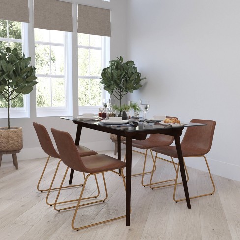 Dining table 2025 with bucket chairs