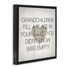 Stupell Industries Heartwarming Grandchildren Phrase, 25" x 25" - 3 of 4