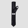 Men's Satin Solid Skinny Tie - Goodfellow & Co™ Black One Size - image 2 of 4