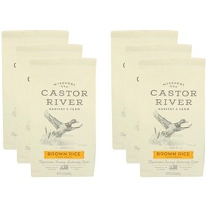 Castor River Farms Long Grain Brown Rice - Case of 6 - 32 oz - 1 of 2