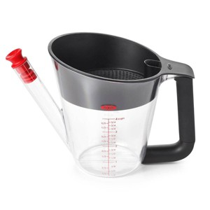 OXO 4 Cup Plastic Fat Separator Gray - 1 of 4