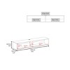 INFURNIC TV Stands and Consoles Modern Floating TV Stand with Durable Design for Living Room, Black, 12.6"*59.1"*10.4" - 4 of 4