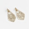sanctuaire Statement Filigree Post Earrings Gold - 3 of 3