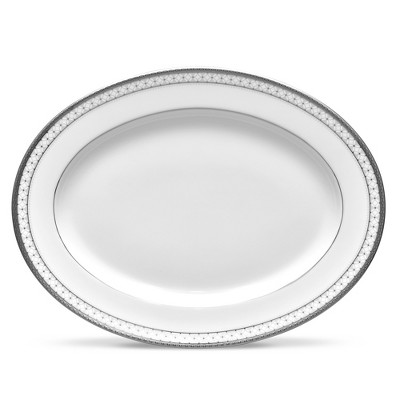 Noritake Rochester Platinum Small Oval Platter