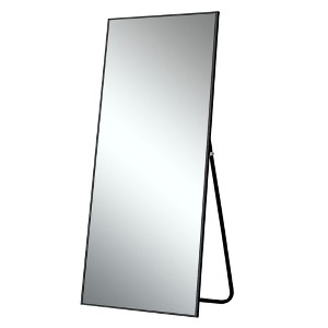 PexFix Rectangular Metal Framed Full Length Wall Mirror Free Standing Mirror - 1 of 4