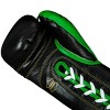 Title Boxing WBC Pro Fight Leather Lace Up Gloves - Black/Green - image 3 of 4