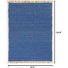 HomeStock Verginia Berber Blue 1.10x2.10, Transitional, Hand Woven - 4 of 4