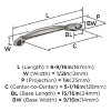 Amerock Intertwine 5-1/16 inch (128 mm) Center-to-Center Cabinet Pull or Furniture Pull - 3 of 4