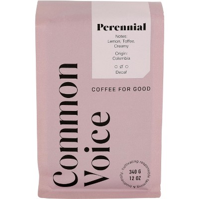 Common Voice Coffee Co. Decaf Perennial - Case of 6 - 12 oz