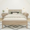 Max & Lily Scandinavian Full Size Bed Frame, Solid Wood Platform Bed with Headboard for Kids - 2 of 4