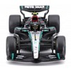 Mercedes-AMG F1 W15 E Performance #44 "Petronas" F1 World Championship (2024) w/Figure & Case 1/43 Diecast Model Car by Bburago - 4 of 4