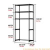 3 Tier Bathroom Over The Toilet Shelf, Freestanding Space Saver Metal Over The Toilet Shelf Organizer- for Most Toilets - 2 of 4
