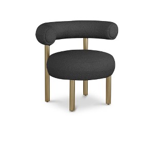 Meridian Furniture,Bordeaux Boucle Fabric Accent Chair - 1 of 4