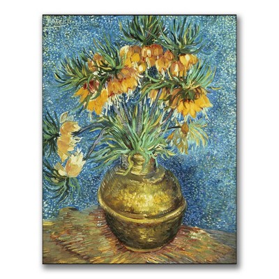 Trademark Fine Art -Vincent Van Gogh 'Crown Imperial Fritillaries' Canvas Art