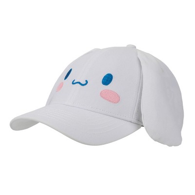 Cinnamoroll Big Face Women's White Adjustable Hat