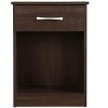 NicBex Modern Minimalist Nightstand with Drawer and Open Storage Shelf Bedside Table End Table for Bedroom, Living Room - 2 of 4
