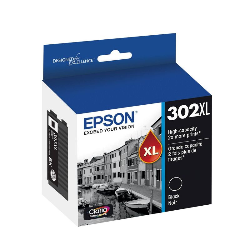 Epson 302XL Single Ink Cartridge - Black (T302XL020-CP), 3 of 7