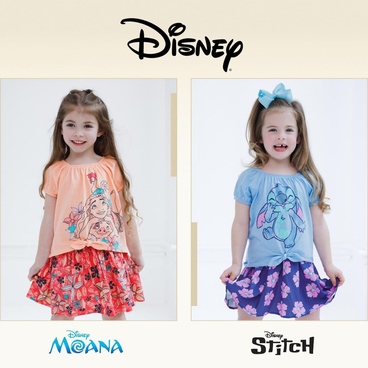 Disney Square Neck T-Shirt and Skirt Outfit Set - thumbnail 10