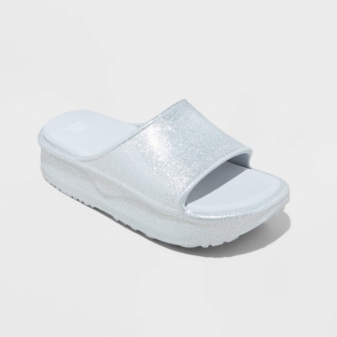 White platform hot sale sandals target