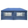 DSVIMOY Canopy Tent, Party Tent with 4 Sidewalls, 3 Height Adjustable, Outdoor Canopy Tent for Weddings, Navy Blue, 192"*116.4"*111.6" - 2 of 4