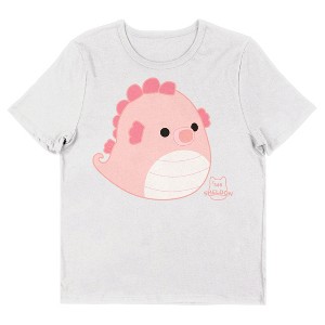Squishmallows Sheldon Crew Neck Short Sleeve Women's White T-shirt - 1 of 3