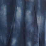 navy tie dye dress with white lines