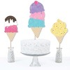 Big Dot of Happiness Scoop Up the Fun - Ice Cream - Sprinkles Party Centerpiece Sticks - Table Toppers - Set of 15 - 3 of 4